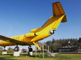 Yellow Plane, cabin in Yurov