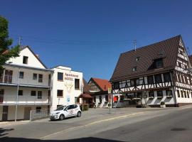 Gasthof zum Ochsen โรงแรมราคาถูกในเมอร์สซิงเงิน