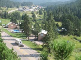 Black Hills Cabins at Quail's Crossing, motel in Hill City