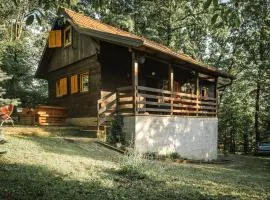 WOODEN HOUSE near the River Kupa