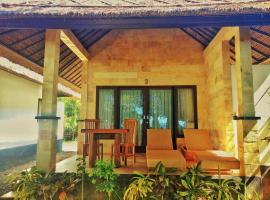 Jemeluk Beach Bungalows, kro i Amed