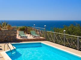 Villa Livadia with Pool, close to Elafonissi famous Beach, cheap hotel in Livadia