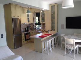 Mathesi apartment Sea front – apartament w mieście Kalogria