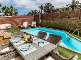 Paradise Beach House: piscina privada, playa 100m