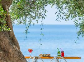 Aurora Beach Hotel, budgethotell i Agios Ioannis Peristeron