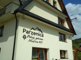 Pokoje Goscinne Pieninska Parzenica، إقامة منزل في Mizerna