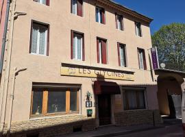 Les Glycines, Hotel mit Parkplatz in Le Vigan