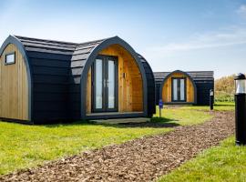 Camping Pods, Golden Sands Holiday Park、ドーリッシュのホテル