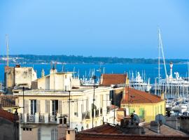appartement vue mer, hotel perto de Cannes Town Hall, Cannes