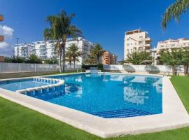 Estudio en primera linea de playa, vakantiewoning aan het strand in Daimús