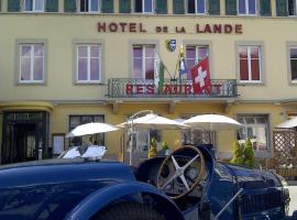 Hotel de la Lande, posada u hostería en Le Brassus