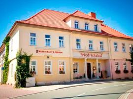 Pension Friedrichshof, hôtel à Bad Klosterlausnitz près de : Kristall baths
