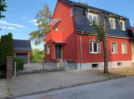 Haus an den Elbwiesen, atostogų namelis mieste Vitenbergas