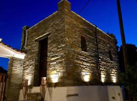 Relax in a stone build dovecote, beach rental in Andros Chora