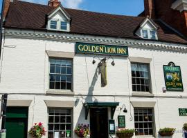 The Golden Lion Inn: Bridgnorth şehrinde bir Oda ve Kahvaltı