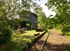 Ferienwohnung im historischen Bahnhof