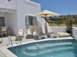 Villa kleio Naxian album with private pool, hotel v destinaci Glinado Naxos
