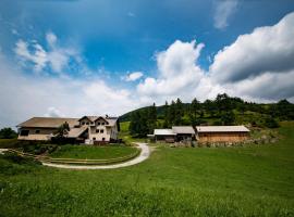 Pansija Tourist Farm Pr'Dovar pilsētā Cerklje na Gorenjskem