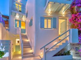 Mykonian Mews Luxury Suites, villa in Psarou