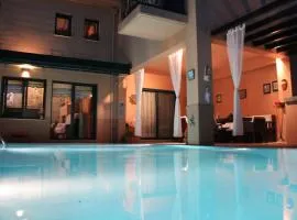 4-seasons pool villa near Meteora