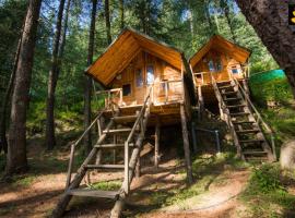 LivingStone Ojuven Treehouses, cabin in Shimla