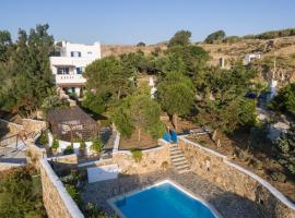 Villa Kairos Naxos, hotel in Glinádhon