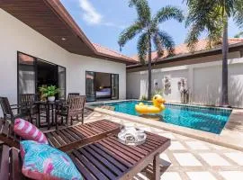 AnB poolvilla 2BR with private beach in pratamnak