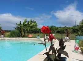 Gîte à la ferme avec piscine