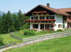 Ferienhof Alfred Albrecht, hytte i Oberstdorf