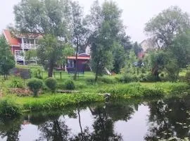 River Side Studio, 9mi from Palanga, With sauna