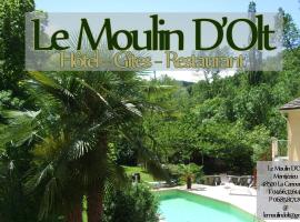 Hôtel Le Moulin D'Olt, hotel a prop de Aeròdrom de Mende-Brenoux - MEN, a La Canourgue