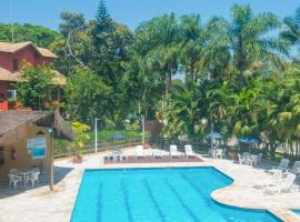 Flat com serviços na Riviera, hotel em Bertioga