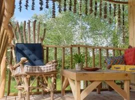 LA CABANE PERCHEE、Villelaureのグランピング施設