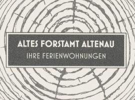 Altes Forstamt Altenau, hótel í Altenau