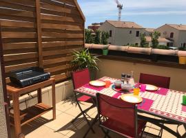 Grandes Bleues, Appartement T3 duplex, piscine, Narbonne Plage, apartement sihtkohas Narbonne-Plage