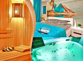 Big Jacuzzi , Sauna , Khreshchatyk apartments, hotel near Shevchenko Park, Kyiv