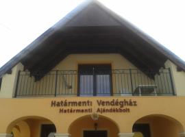 Határmenti Vendégház, guest house sa Zsira