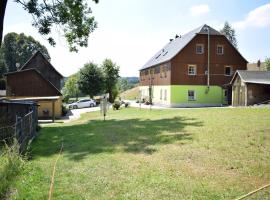 Ferienwohnung Waldmühle, apartamentai mieste Saupsdorf