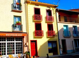 Naturaleza y aire puro en el Pirineo oriental en una bonita casa rural de piedra: Prats-de-Mollo-la-Preste şehrinde bir tatil evi