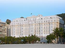 Copacabana Palace, A Belmond Hotel, Rio de Janeiro, pet-friendly hotel in Rio de Janeiro