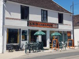 Les 3 Cailloux Bar Restaurant, budget hotel sa Gurgy