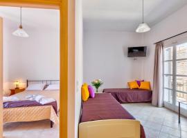 Ethrionplus two rooms apartments balconies 100 m from the port, hotell sihtkohas Ermoúpoli