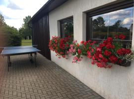 Sauna House in North of Lithuania, hótel í Kairiškiai