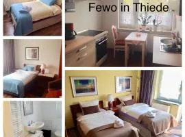 Ingrids Ferienwohnung mit Balkon in Thiede nähe See