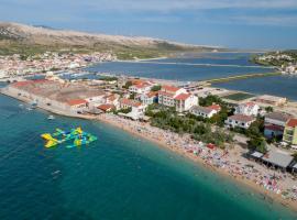 Villa Galeb Pag - at the main Beach, vendégház Pagban