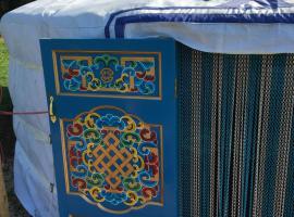 French Fields Luxury Glamping Original Mongolian Yurt