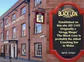 The Black Lion Hotel, hotel in Cardigan