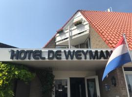 Hotel De Weyman, hotel dengan parkir di Santpoort Noord