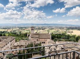 Assisi Panoramic Rooms, hotel az Assisi Szent Ferenc-bazilika környékén Assisiben