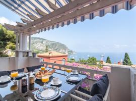 Villa with private pool and sublime views, hotel em Èze